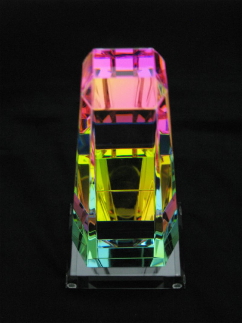 画像4: クリスタルトロフィー　B500（レインボー加工） 【40%OFF・文字代無料】