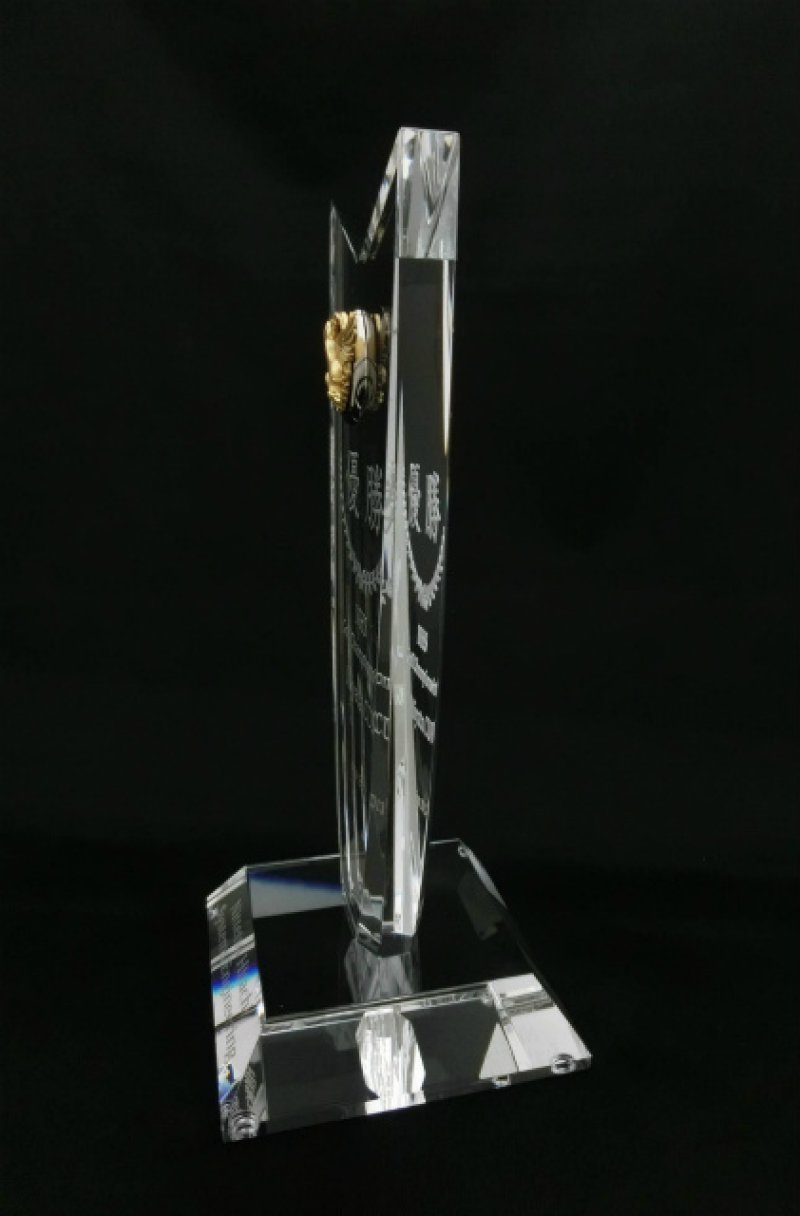 画像4: クリスタルトロフィー　CK-150  【サンドブラスト彫刻】 【40%OFF】