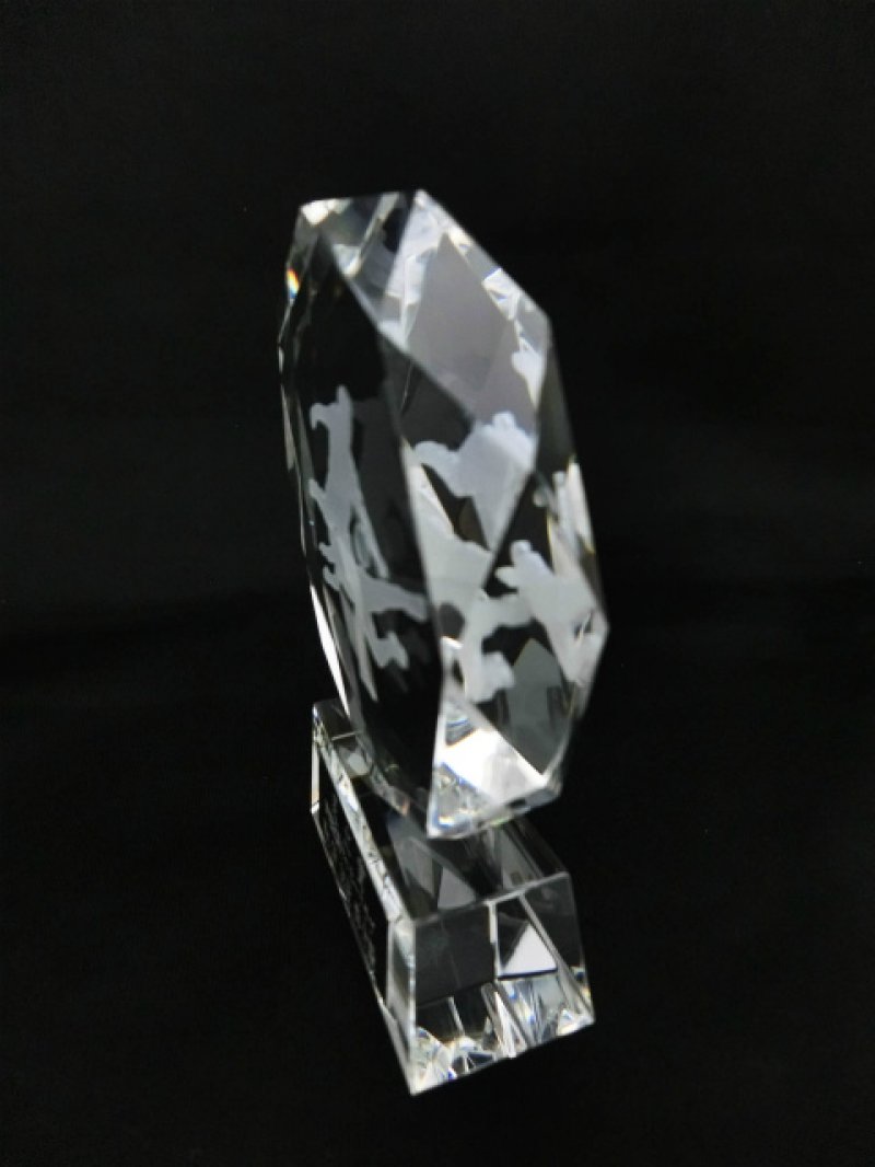 画像3: サッカー/フットサル　クリスタルトロフィー　B529　（旧 B387）