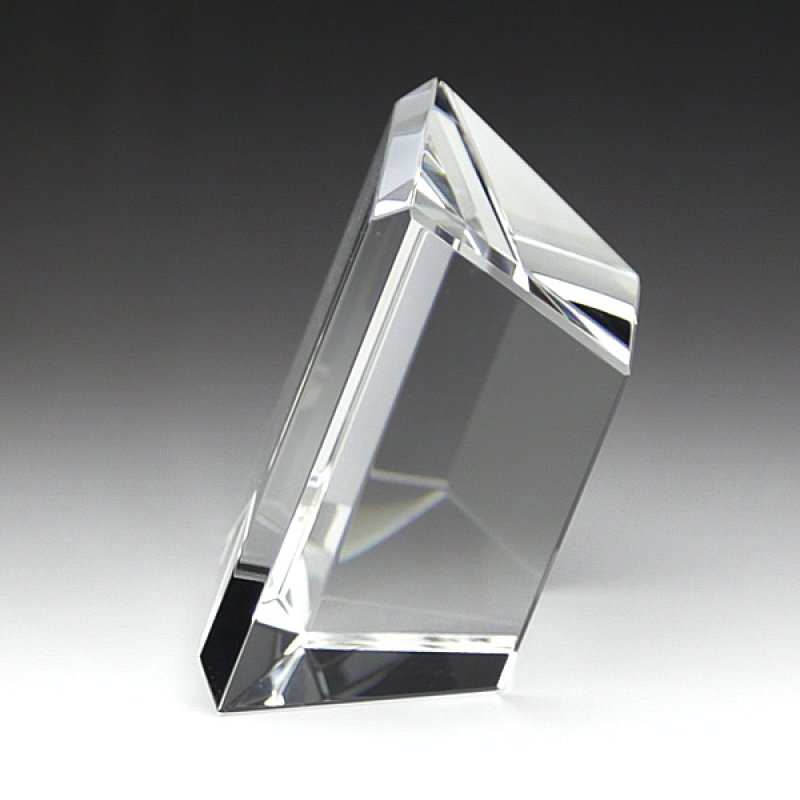 画像6: クリスタル製　メモリアルオブジェ　CR-27 /【2Dレーザー彫刻】