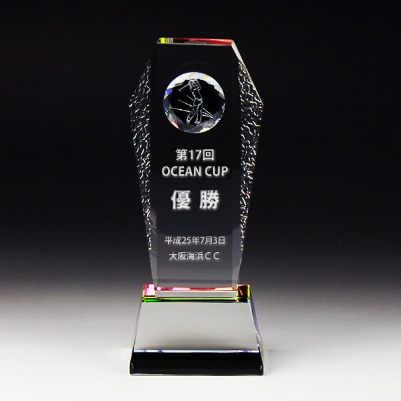 画像9: クリスタルトロフィー　CR-22　/　【サンドブラスト彫刻】　または　【UV印刷】