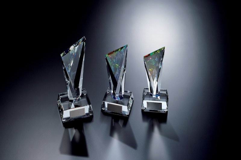 画像6: クリスタルトロフィー　B503　（レインボー加工）【40%OFF】