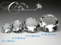 クリスタル製ダイヤモンド　SY1 ・ SY2 ・ SY 3・ SY4　/　【サンドブラスト彫刻】　または　【UVカラー印刷】