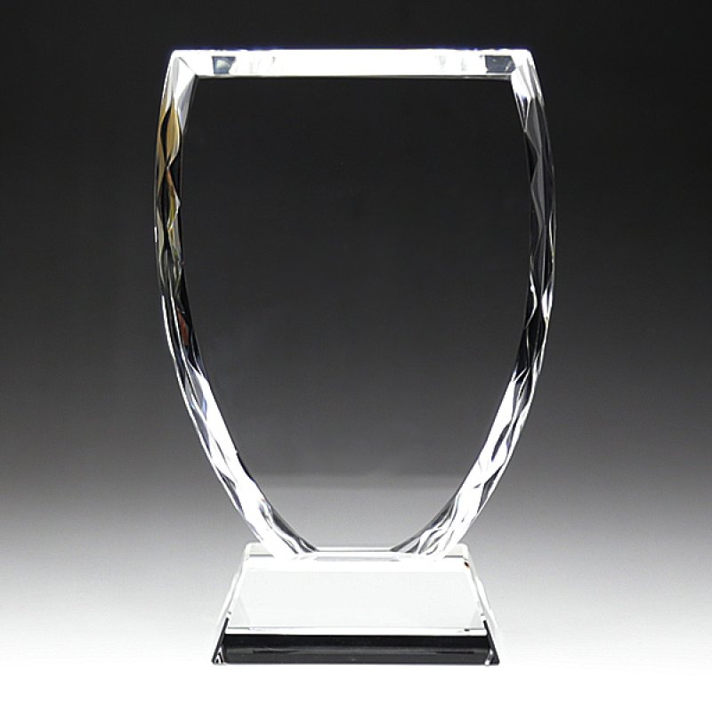 画像4: クリスタルトロフィー　盾タイプ　DP-1　/　【サンドブラスト彫刻】または【UV印刷】 