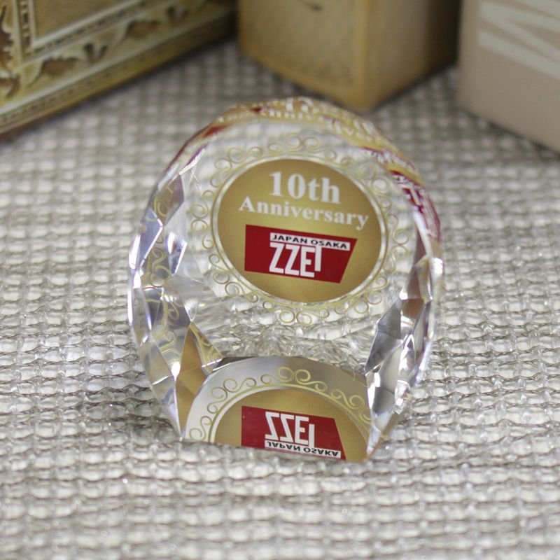 画像7: クリスタルトロフィー　ダイヤカットアーチ　コンパクトタイプ　DW-14　【サンドブラスト彫刻】または【ＵＶ印刷】