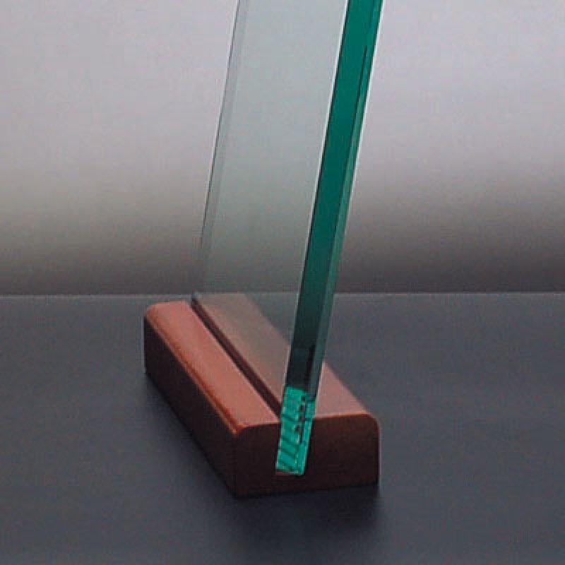 画像2: ＊ソーダガラス製　表彰盾　大きめ・ガラス厚み10mm！（３サイズ）DSP-2 /　【サンドブラスト彫刻】 または【UVカラー印刷】