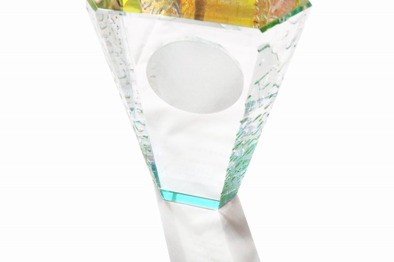 画像4: クリスタルトロフィー　CR-20　/【2Dレーザー彫刻】【レインボー加工】 