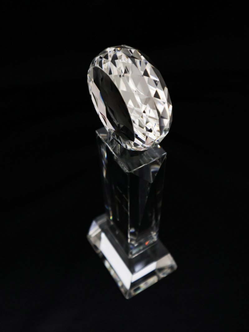 画像5: クリスタルトロフィー　CR-5　/　【2Dレーザー彫刻】