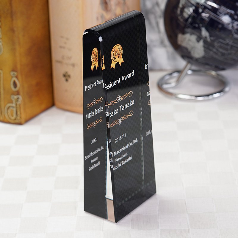 画像9: クリスタルトロフィー　CR-33 /　【サンドブラスト彫刻】　または　【UV印刷】