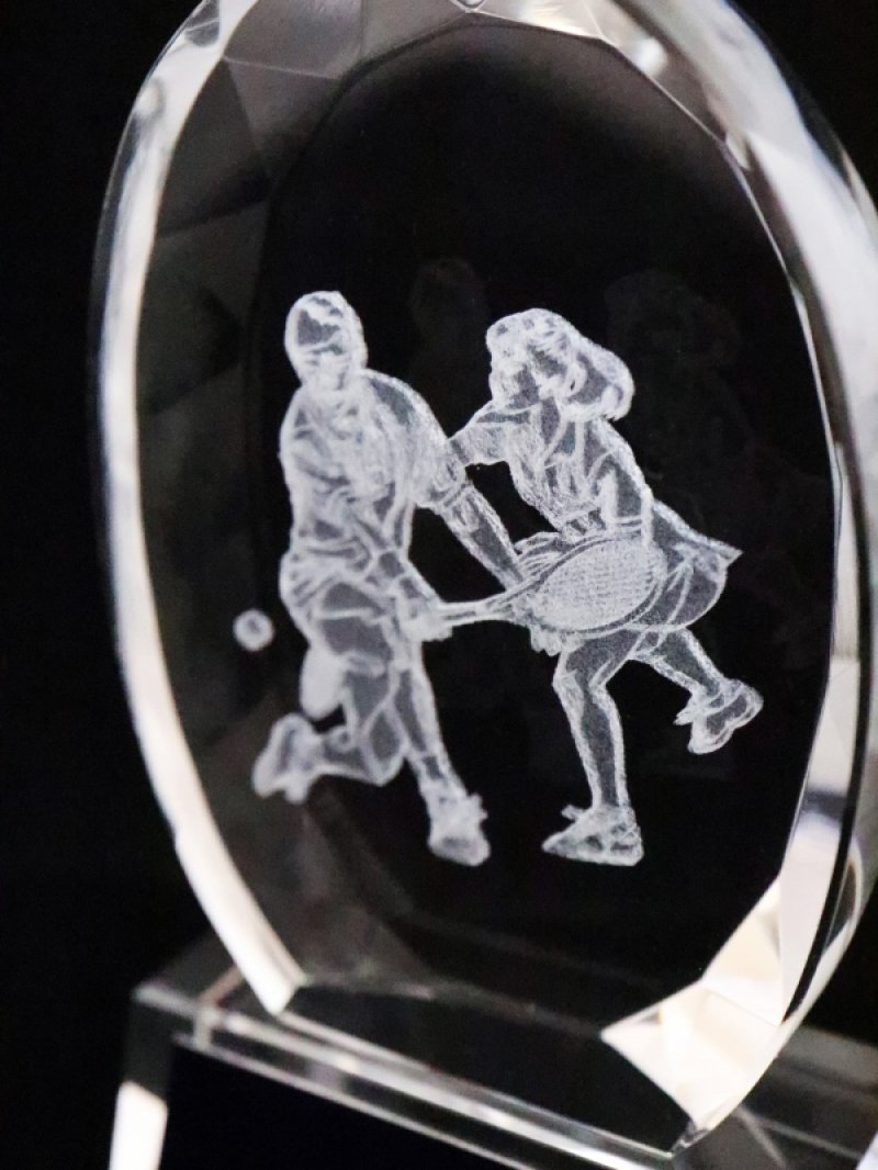 画像6: 2Dデザイン・テニス/スカッシュ専用　クリスタルトロフィー　/　811 