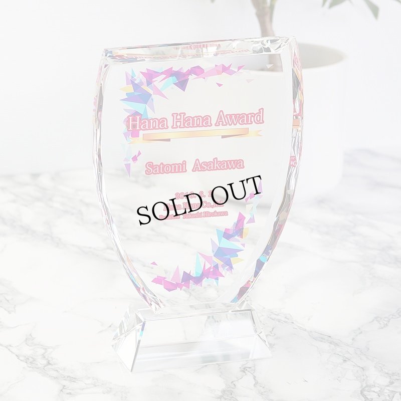 画像7: クリスタルトロフィー　盾タイプ　DP-1　/　【サンドブラスト彫刻】＋【UV印刷】 