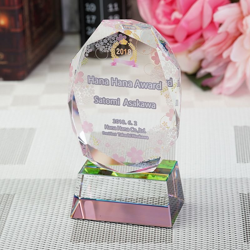 画像7: クリスタルトロフィー　CR-16　/　【サンドブラスト彫刻】または【ＵＶ印刷】