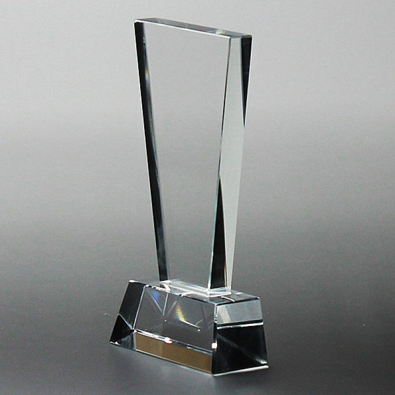 画像4: ＊ホワイトガラス製　トロフィー　（３サイズ）　PS-5 /　【2Dレーザー彫刻】