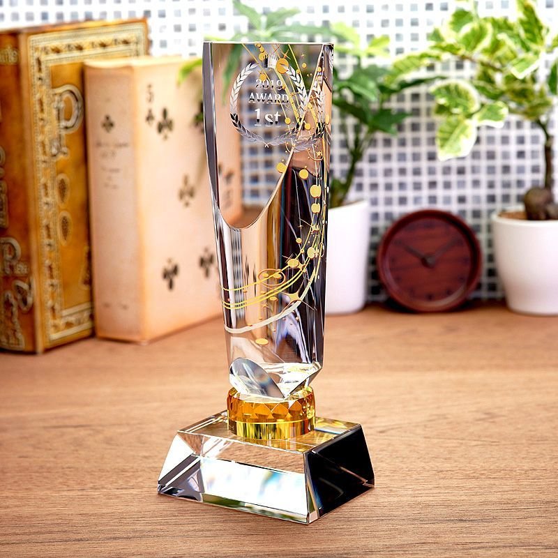 画像11: クリスタルトロフィー　CR-35　/　【サンドブラスト彫刻】　または　【UV印刷】