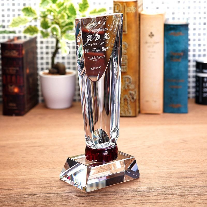 画像10: クリスタルトロフィー　CR-35　/　【サンドブラスト彫刻】　または　【UV印刷】