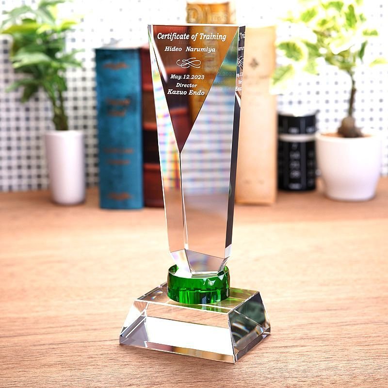 画像12: クリスタルトロフィー　CR-36　/　【サンドブラスト彫刻】　または　【UV印刷】