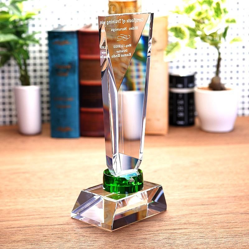 画像14: クリスタルトロフィー　CR-36　/　【サンドブラスト彫刻】　または　【UV印刷】