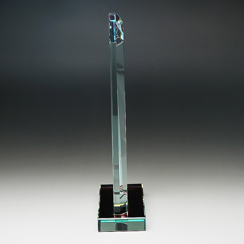 画像4: ホワイトガラストロフィー/レインボー加工　WCR-37　/　【サンドブラスト彫刻】　または　【UVカラー印刷】