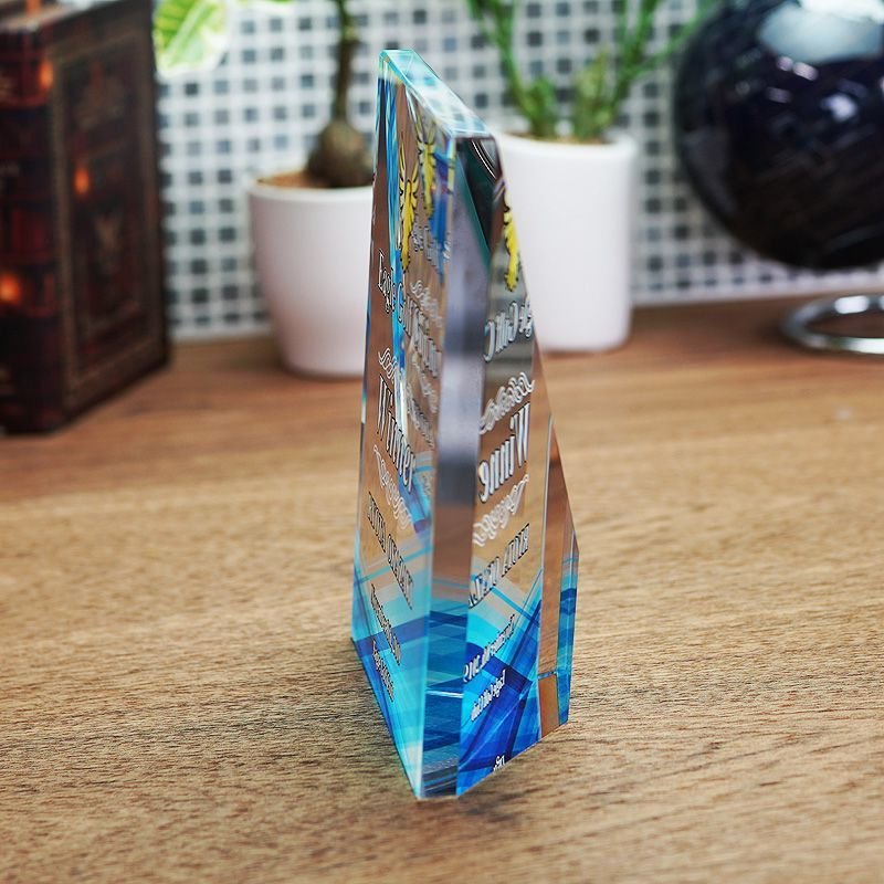 画像10: クリスタルトロフィー　DP-18 /　【サンドブラスト彫刻】　または　【UV印刷】