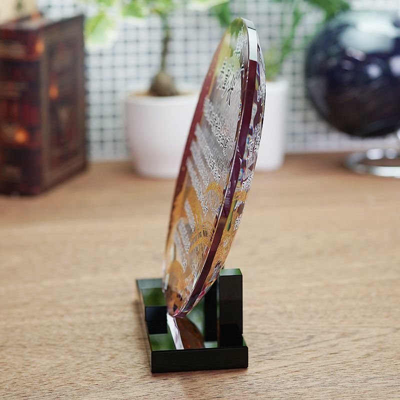 画像15: クリスタル製　表彰盾　DP-20 /　【サンドブラスト彫刻】　または　【UVカラー印刷】