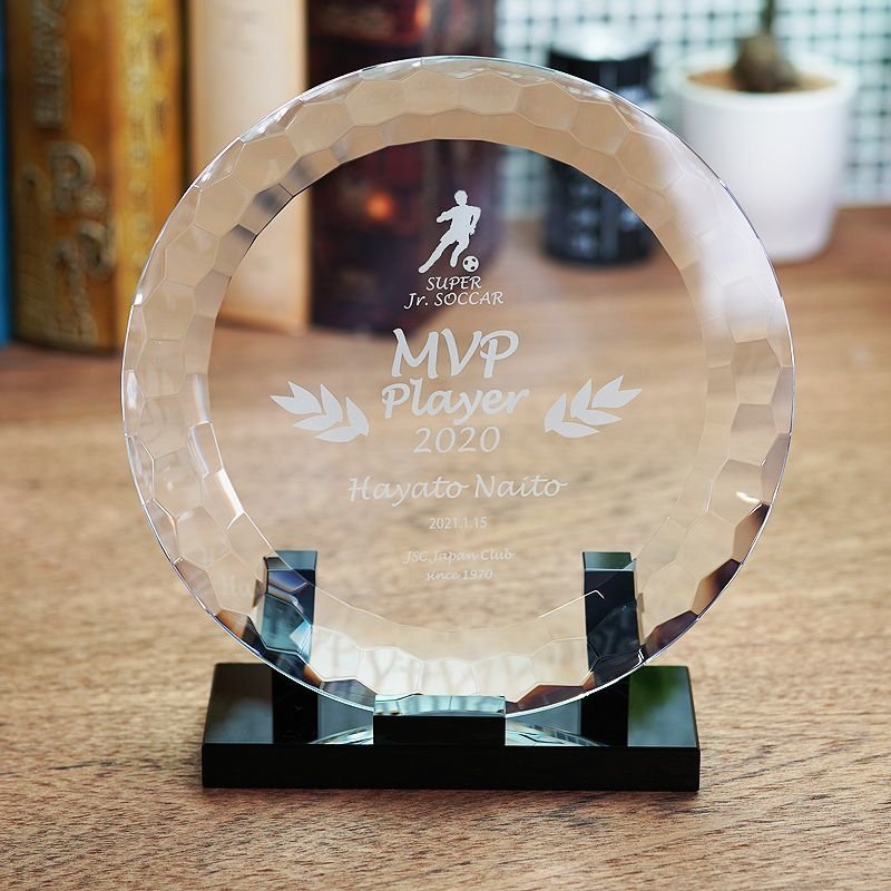 画像11: クリスタルトロフィー　DP-20 /　【２Dレーザー彫刻】