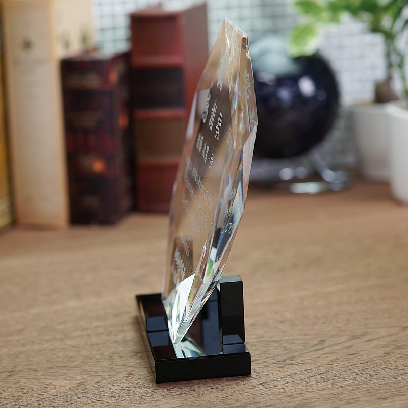 画像11: クリスタルトロフィー　DP-19 /　【2Dレーザー彫刻】