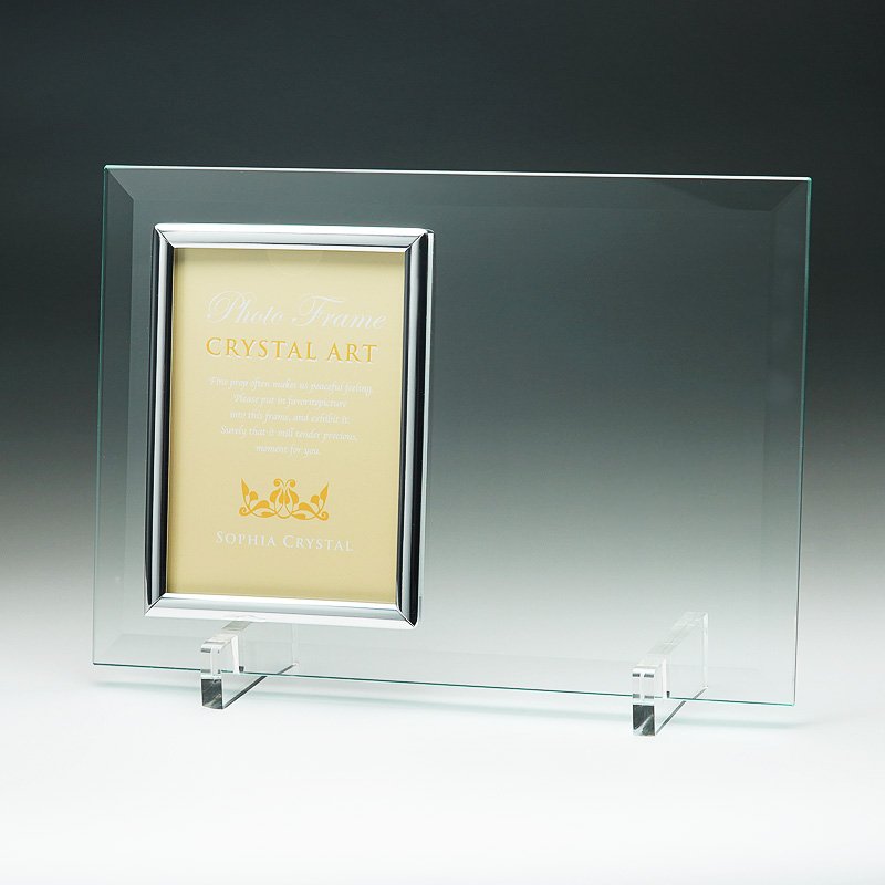 画像11: 写真立・ガラス製フォトフレーム  DF-1　(L判写真）　/　【サンドブラスト彫刻】　または　【UVカラー印刷】