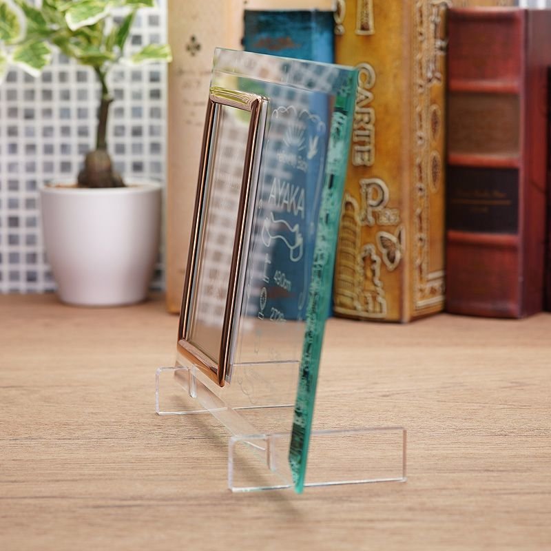 画像3: 写真立・ガラス製フォトフレーム  DF-1　(L判写真）　/　【サンドブラスト彫刻】　または　【UVカラー印刷】