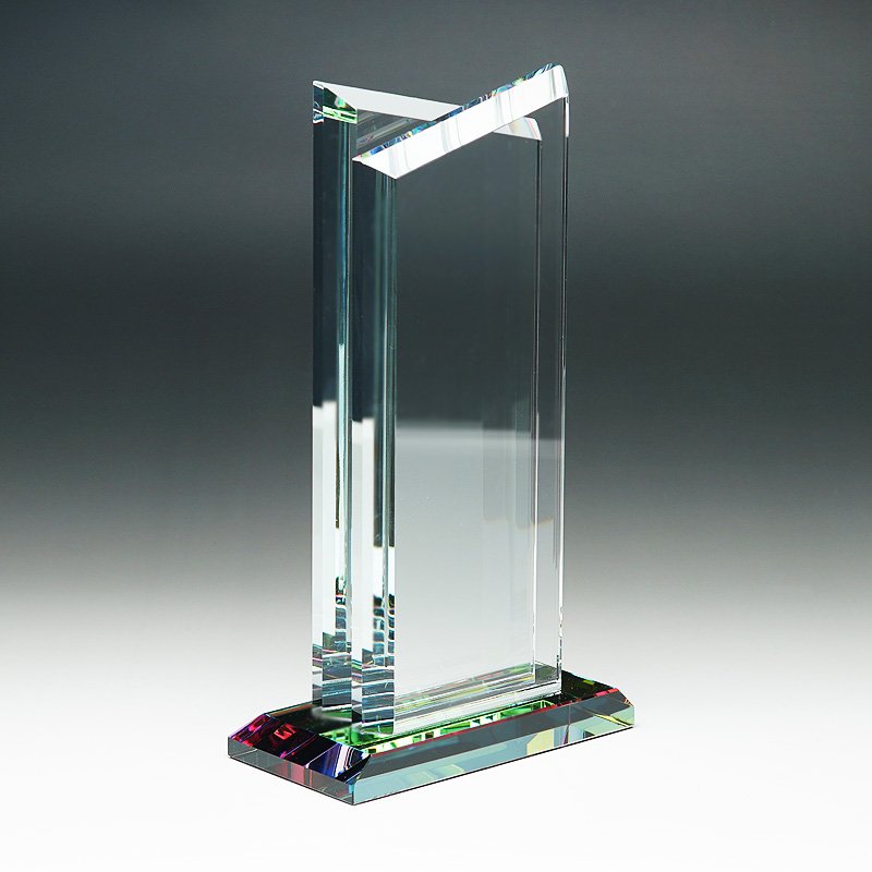 画像10: 【ブラックビューティー】　ホワイトガラス製トロフィー　WCRB-40　/　（UV印刷＋サンドブラスト彫刻に色入れ）】