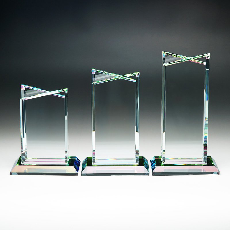 画像9: 【ブラックビューティー】　ホワイトガラス製トロフィー　WCRB-40　/　（UV印刷＋サンドブラスト彫刻に色入れ）】