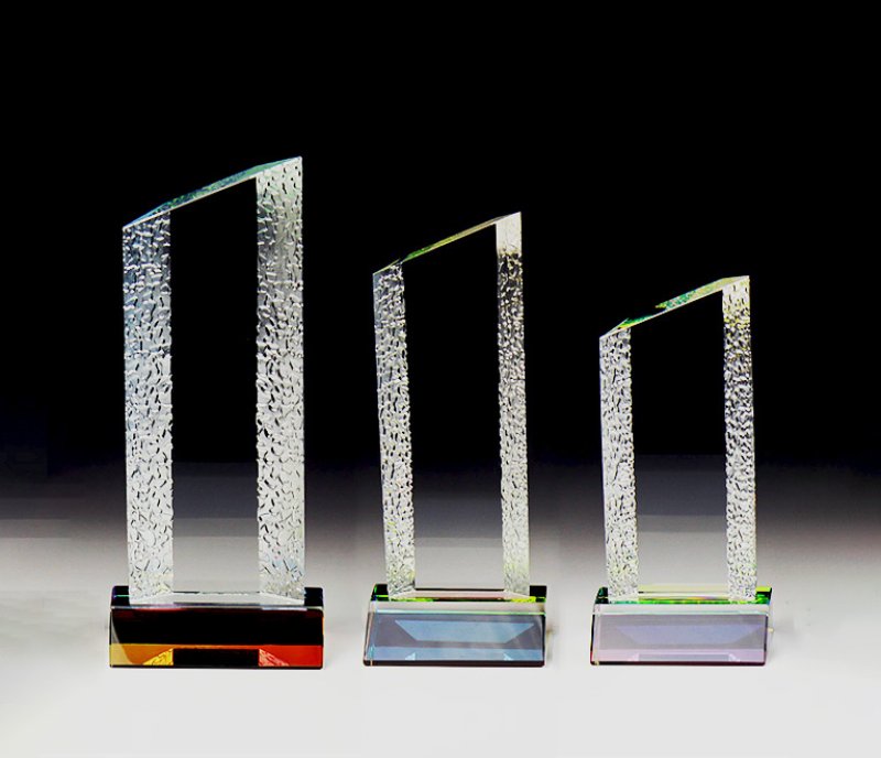 画像4: クリスタルトロフィー CR-18 / 【サンドブラスト彫刻】 または 【UVカラー印刷】