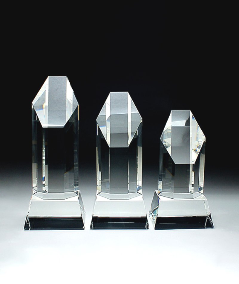 画像3: クリスタルトロフィー　CR-8 /　【サンドブラスト彫刻】