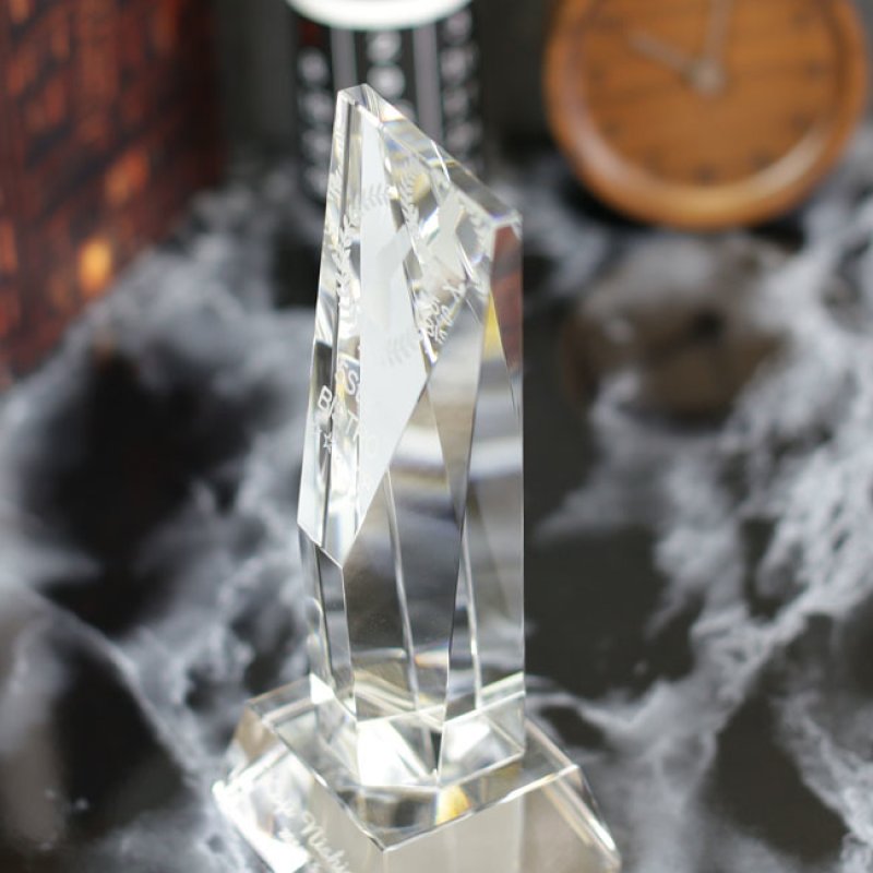 画像6: クリスタルトロフィー　CR-19　/　【サンドブラスト彫刻】　または　【UV印刷】