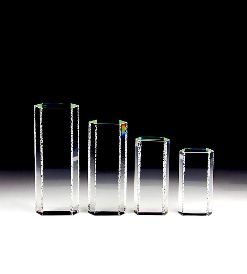 画像7: クリスタルトロフィー　CR-20　/【2Dレーザー彫刻】【レインボー加工】 