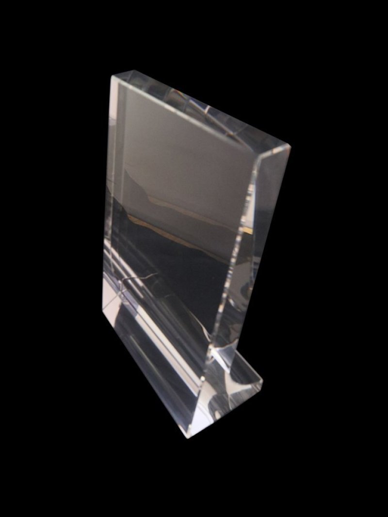 画像4: クリスタルトロフィー　盾タイプ　HN-WALLRIDE（ウォールライド）　/　【サンドブラスト彫刻】　または　【UV印刷】