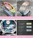 画像3: 【SFC-8 / 桜・サクラ 】　ファンタジークロック　時計付　クリスタル製　メモリアルオブジェ　【サンドブラスト彫刻】 