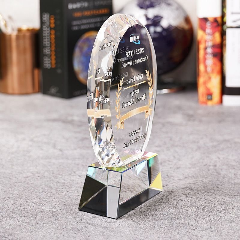 画像11: クリスタルトロフィー　CR-45　/　【サンドブラスト彫刻】または【ＵＶ印刷】