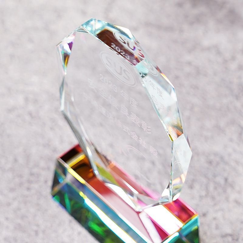 画像3: 【ガラス製トロフィー】　WCR-41　/　【サンドブラスト彫刻】または【ＵＶ印刷】