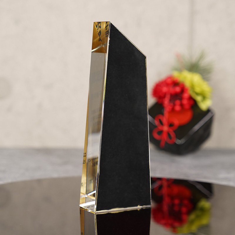 画像3: 【本金箔貼り】クリスタルトロフィー CRH-23 / 【ＵＶ印刷】