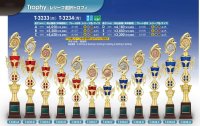 トロフィー　T-3233（赤）/　T-3234（青）（旧：TO-3080 / TO-3081）　【30%OFF】