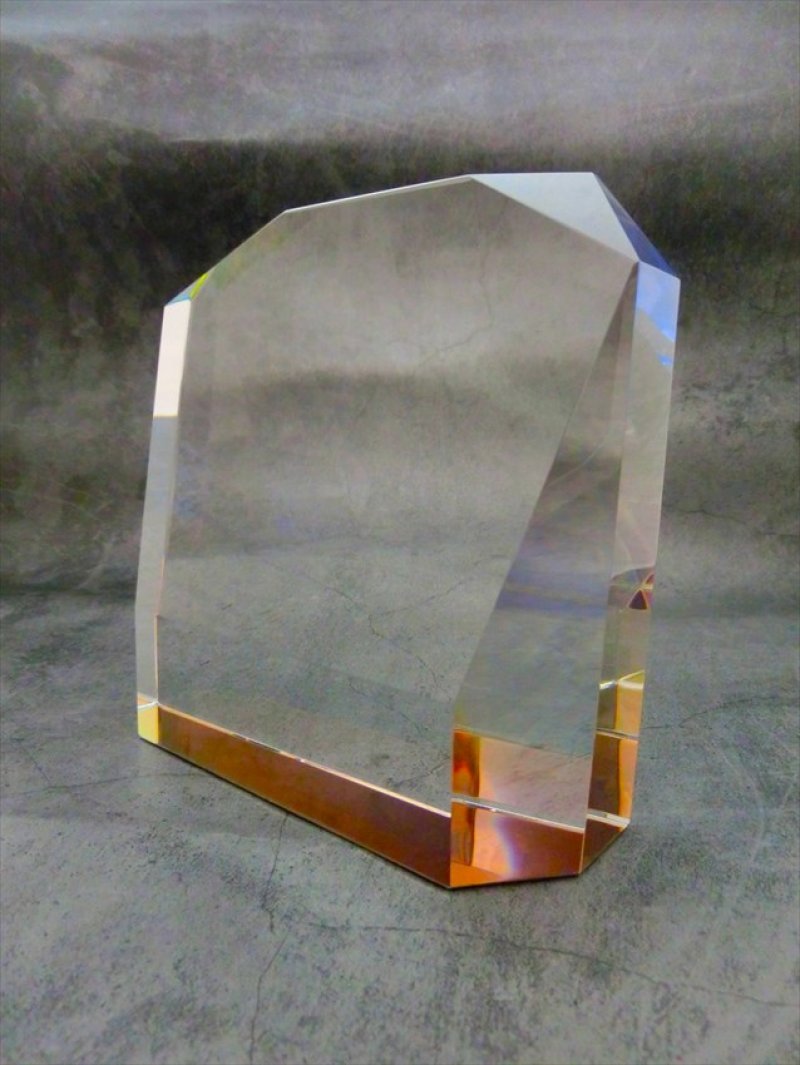 画像8: クリスタルトロフィー CR-14 (レインボー加工) / 【サンドブラスト彫刻】 または 【UVカラー印刷】