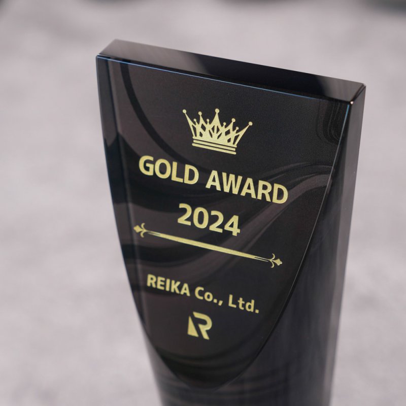 画像5: 【ブラックビューティー】　クリスタルトロフィー　CRB-35　/　（UV印刷＋サンドブラスト彫刻に色入れ）】