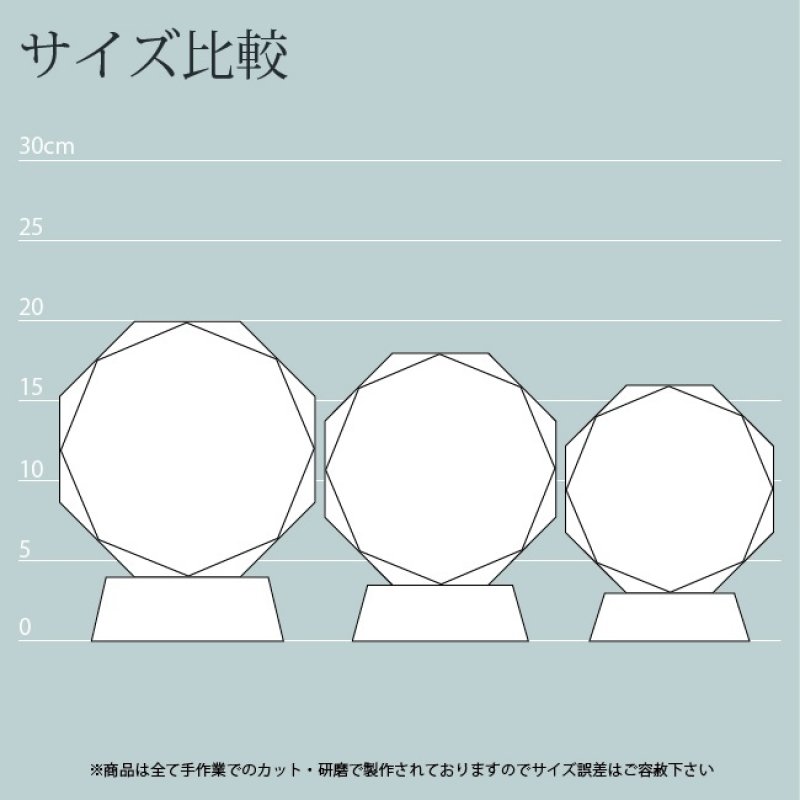 画像4: クリスタルトロフィー　盾タイプ　DP-9　(レインボー加工入)　/　【サンドブラスト彫刻】 または 【UV印刷】