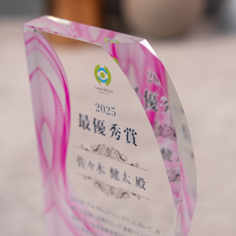 画像9: クリスタルトロフィー　盾タイプ　DP-11　/【サンドブラスト彫刻】または【UV印刷】