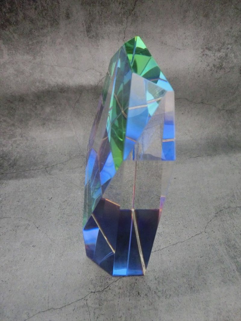 画像10: クリスタルトロフィー　CR-14　/【2Dレーザー彫刻】【レインボー加工】