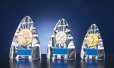 画像2: ガラス製　表彰用盾　【クリア】　競技レリーフ選択　S-6024 【30%OFF】 (2)