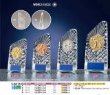 ガラス製　表彰盾　/クリア/　競技マーク取り換え　S-6018　（旧：S-6139） 【30%OFF】