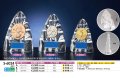 ガラス製　表彰用盾　【クリア】　競技レリーフ選択　S-6024 【30%OFF】