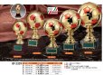 画像1: made in ITALY サッカー・フットサル　ブロンズトロフィー　BT-2329  （旧：BT-2652） / レッド 【30%OFF】【文字代無料】 (1)