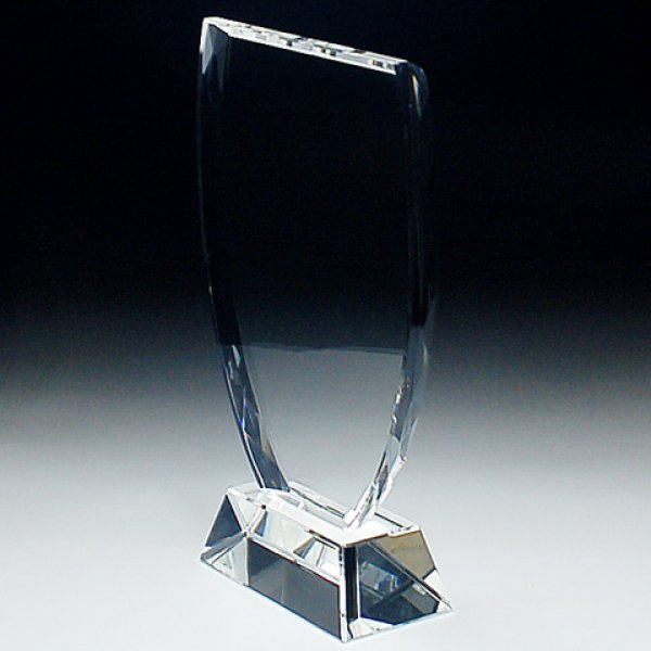 画像2: クリスタルトロフィー　盾タイプ　DP-1　/ 【2Dレーザー彫刻】 (2)